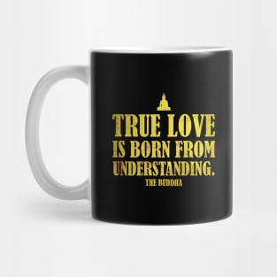 Buddha Quotes: True Love - Wisdom, Spirituality, Meditation, Yoga: Yellow Mug